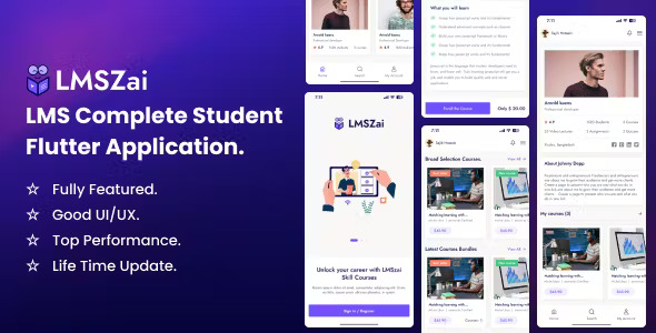 LMSZAI Mobile App - Learning Management App