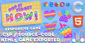 Pop It Fidget NOW HTML5 Game - With Construct 3 All Source-code