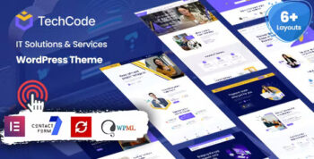 Techcode - IT Solutions and Services WordPress Theme