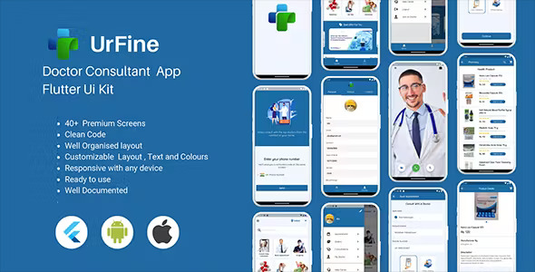 UrFine - Doctor Consultant Flutter Application