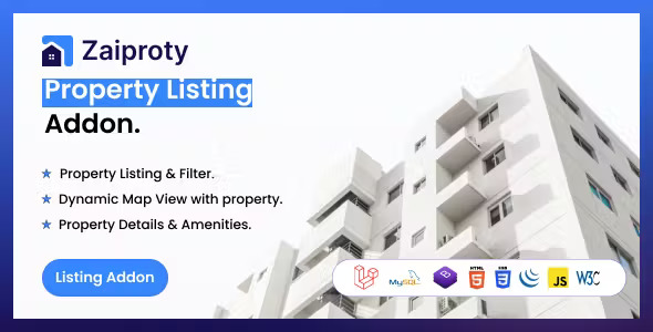 Zaiproty - Property Listing Addon