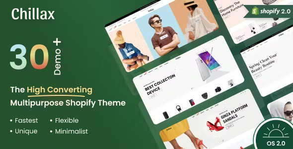 Chillax - The Next Generation Multipurpose Shopify Theme OS 2.0 - Multilanguage - RTL Support