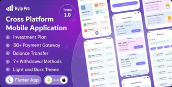 HYIP PRO - Cross Platform Mobile Application