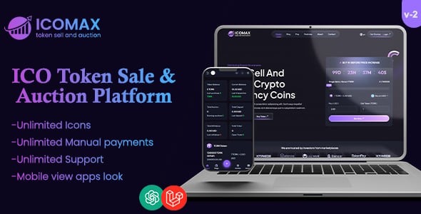 ICOMAX Token Sale & Auction Platform