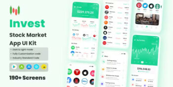 Invest - Stock Market App React Native CLI Ui Kit
