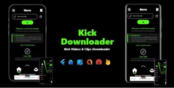 Kick Downloader - Kick Videos, Clips & Images Downloader | ADMOB, ONESIGNAL, FIREBASE