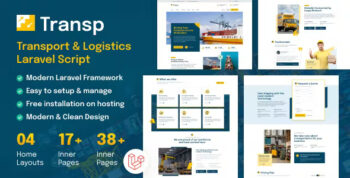 TransP - Transport Courier & Logistics Business Website
