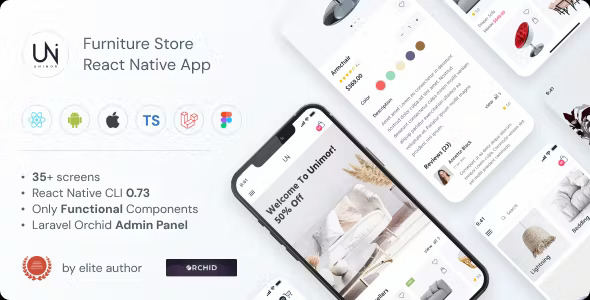 Unimor - Furniture Store | CLI 0.73 | TypeScript | Redux Store | Orchid Admin Panel
