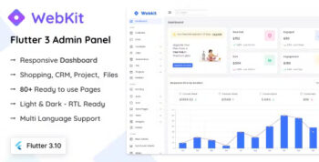 WebKit - Flutter Admin Panel