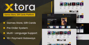 Xtora - Games and Gift Cards Seller with Preorder Management