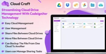 CloudCraft - All In One Cloud Drive Management SaaS Platform
