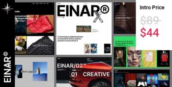 Einar - Design Agency WordPress Theme