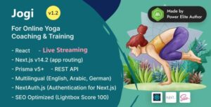 Jogi - Yoga Fitness Coaching & Online Training Template Built with Next.js v15.3 and React v19.1