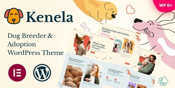 Kenela - Dog Breeder & Adoption WordPress Theme