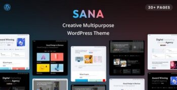 Sana - Creative Multipurpose WordPress Theme