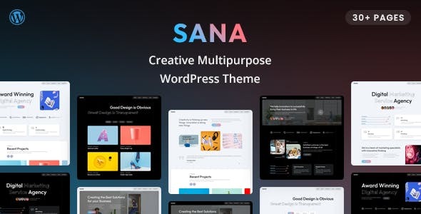 Sana - Creative Multipurpose WordPress Theme