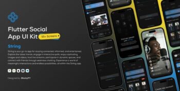 String- Social Media UI Kit Flutter - Thread & Twitter