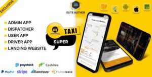 Tagxi Super – Taxi + Goods Delivery Complete Solution