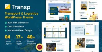 Transp - Transport Courier & Logistics 
WordPress Theme