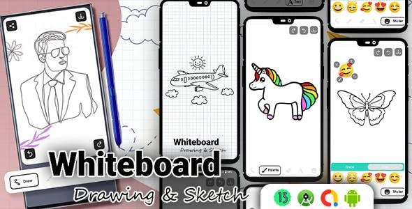 Whiteboard Drawing & Sketch, SketchPad, Sketch Whiteboard, Quickly Draw & Sketch