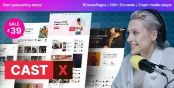 Castx - Podcast WordPress Theme