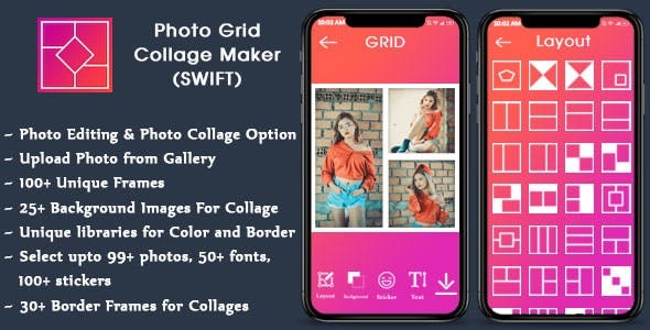 Collage Maker for IOS - Photo Editor (SWIFT)