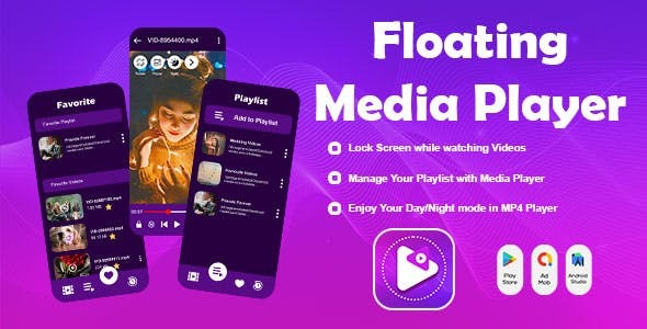 Floating Media Player - Floating Video Player - All Formats Video Player - Android Player - Float