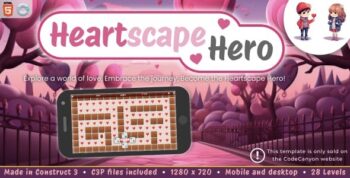 Heartscape Hero - HTML5 Maze game