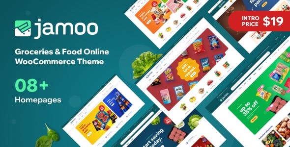 Jamoo - Groceries & Food Online WooCommerce Theme