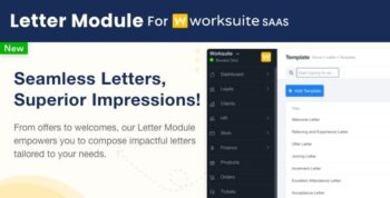 Letter Module for Worksuite SAAS