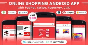 Online Shopping Android App (eCommerce Android App, eCommerce Marketplace App)