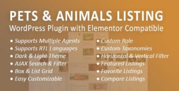 PALWP: Pets and Animals Listing WordPress Plugin