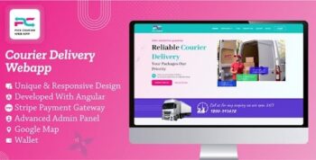 Pick Courier Angular Delivery Website