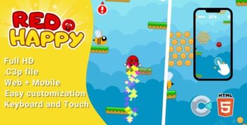 Red Happy - HTML5 GAME ENDLESS (C3p)