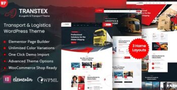 Transtex - Transport & Logistics WordPress Theme