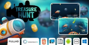 Treasure Hunt - HTML5 Game (Construct3)