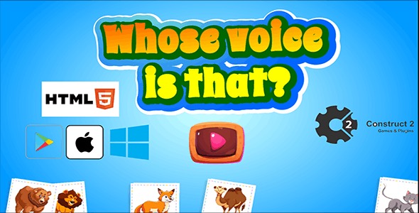 Animal Sound Recognition Game - CONSTRUCT 2