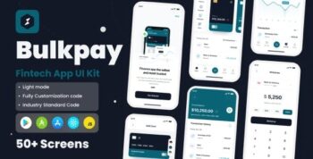 Bulkpay - Fintech App React Native CLI Ui Kit