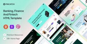 Fincatch - Banking, Finance And Fintech HTML Template