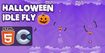 Halloween Idle Fly - HTML5 Game - C3P
