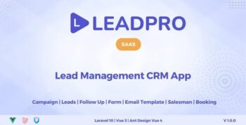 LeadPro SAAS - Lead & Call Center Management CRM