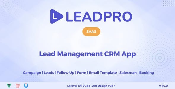 LeadPro SAAS - Lead & Call Center Management CRM