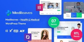 Medileaves - Health & Medical WordPress Theme + RTL Ready