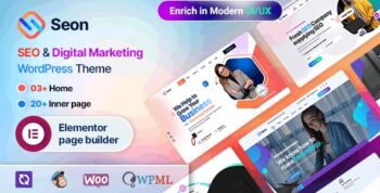 Seon - SEO & Digital Marketing WordPress Theme