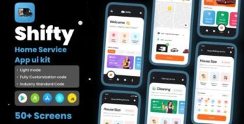 Shifty - Home Service App React Native CLI Ui Kit
