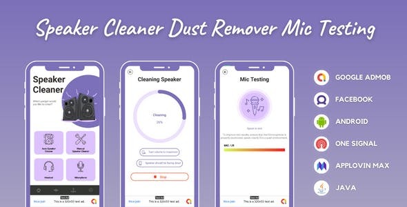 Speaker Cleaner - Dust Remover - Water Cleaner
