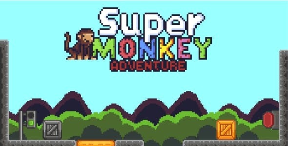 Super Monkey Adventure - HTML5 Game