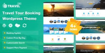 Travel Tour Booking WordPress Theme - Travel WP