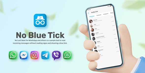 Unseen Messenger - No Last Seen - No Blue Tick