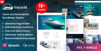Voyacht - Yacht and Boat Rental WordPress Theme